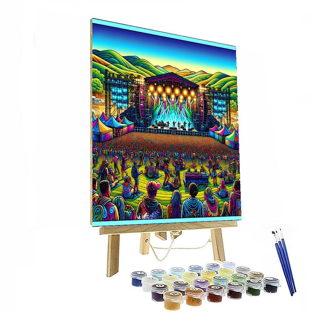 Dour Festival - Belgium Numbered Painting Kits