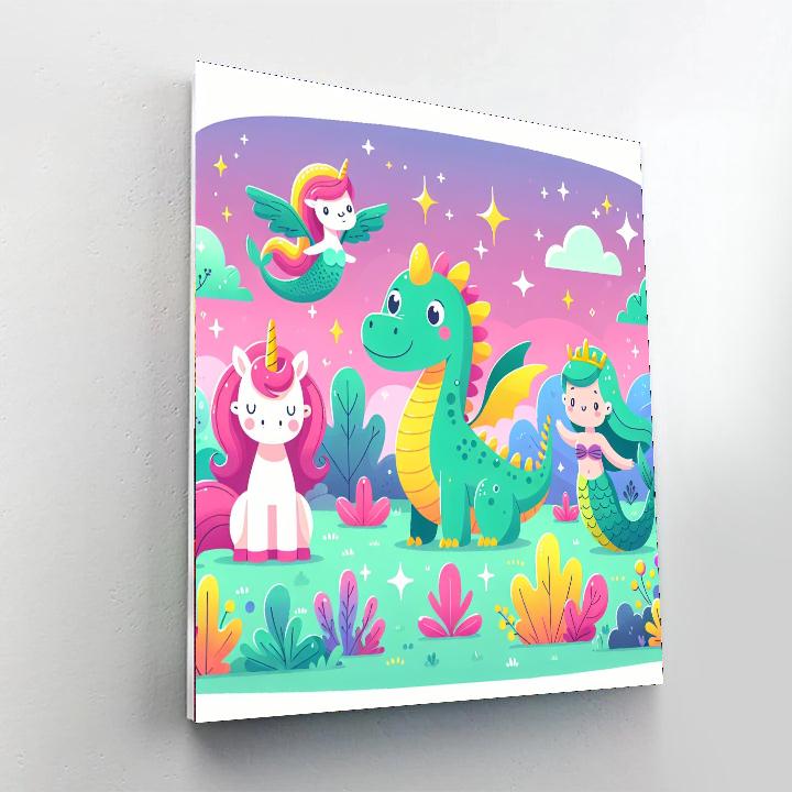 Mythical Creatures Enchantment Paint By Number