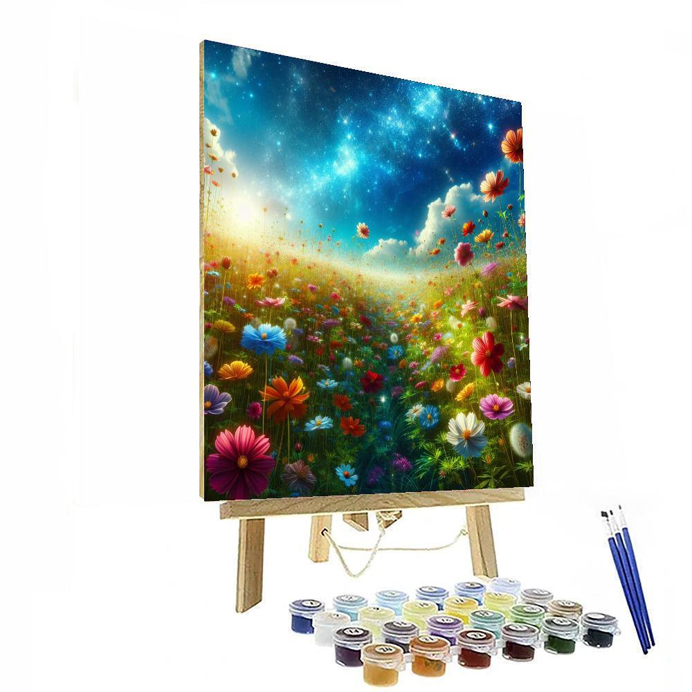 Idyllic Flower Field Paint By Numbers Kits
