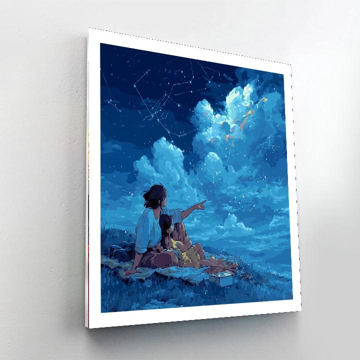 Embrace Of Dreams Number Painting