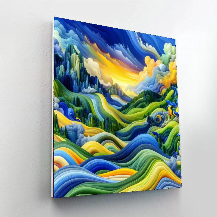 Whimsical Adventureland Painting By Numbers Kit