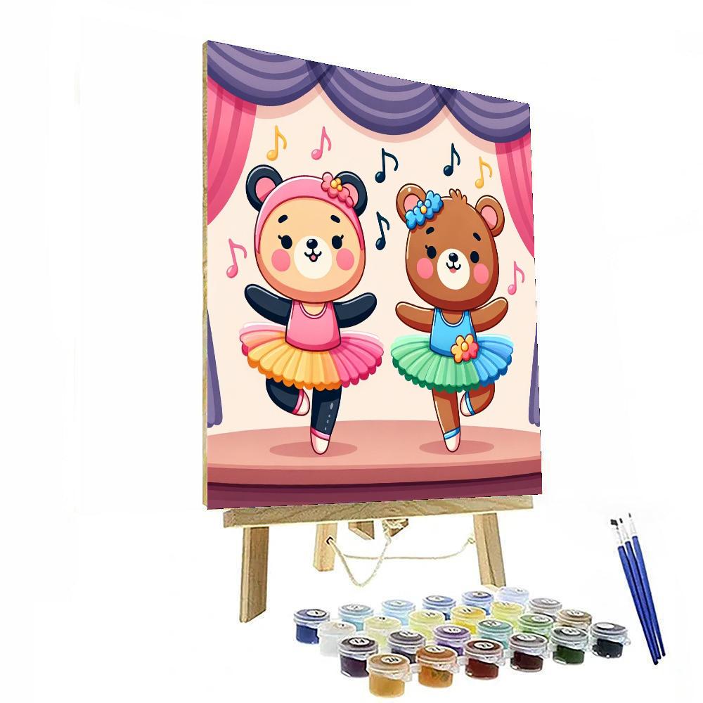 Ballet Bears Performance Paint By Numbers