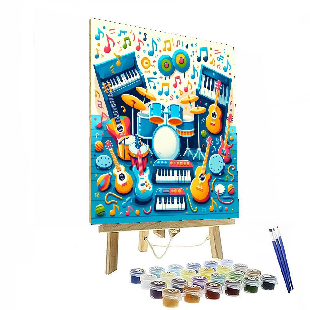 Magical Music Painting Number Kit