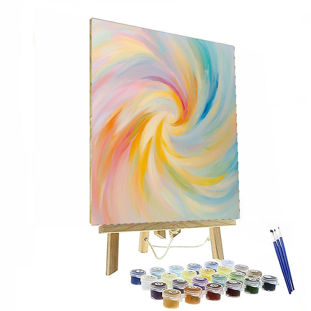 Edgar Degas Inspired Infinite Whirl  Painting Number Kit