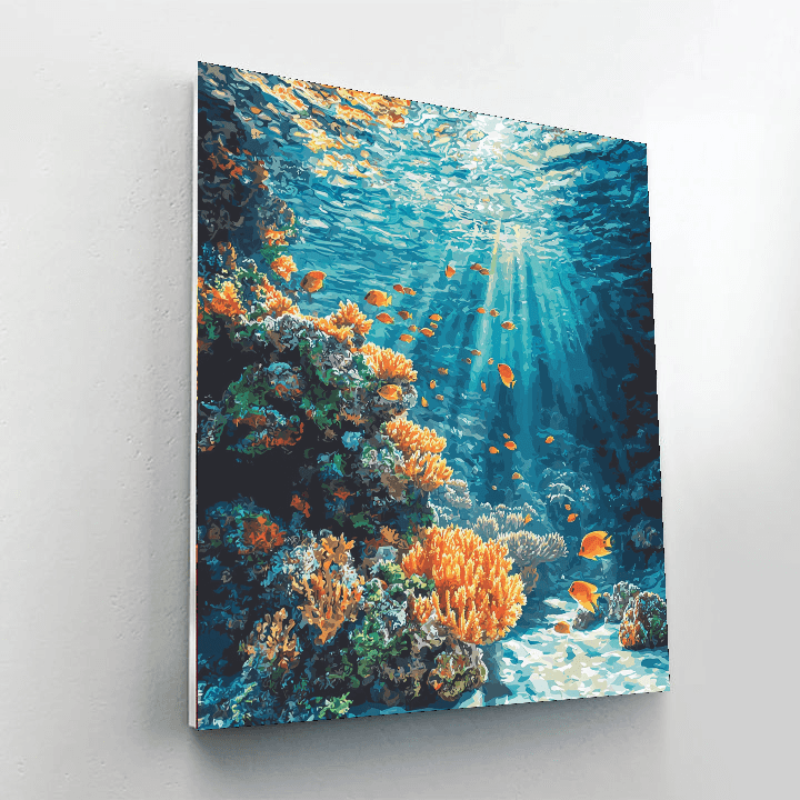 The Great Barrier Reef Number Painting