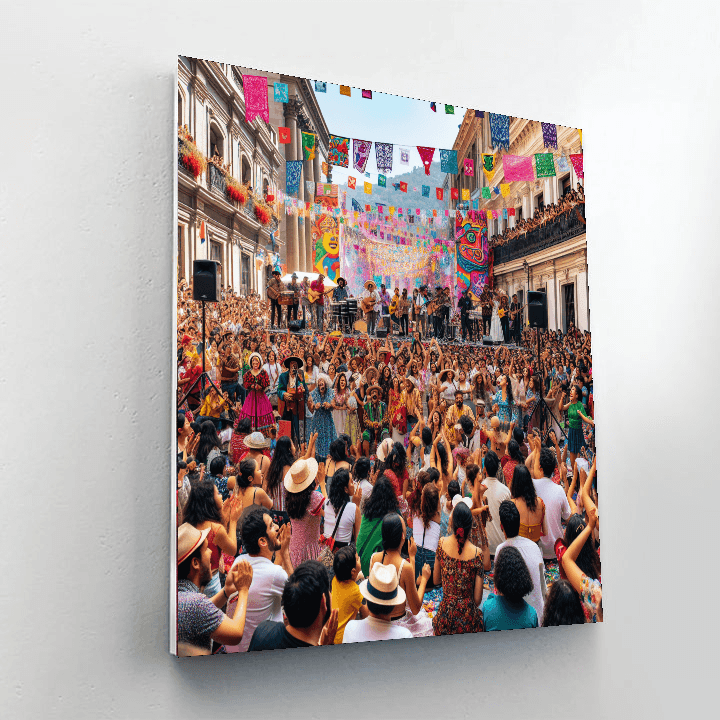 International Festival Of Santiago De Chile - Chile Number Painting