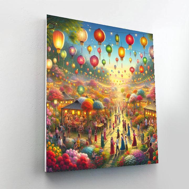 Radiant Garden Festival Paint By Color