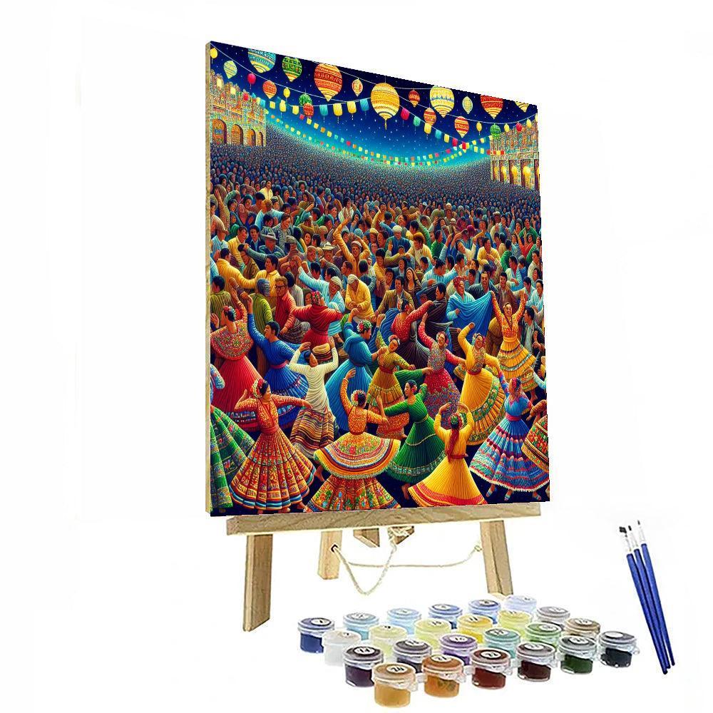 Cultural Festival Vibes Paint By Numbers Art