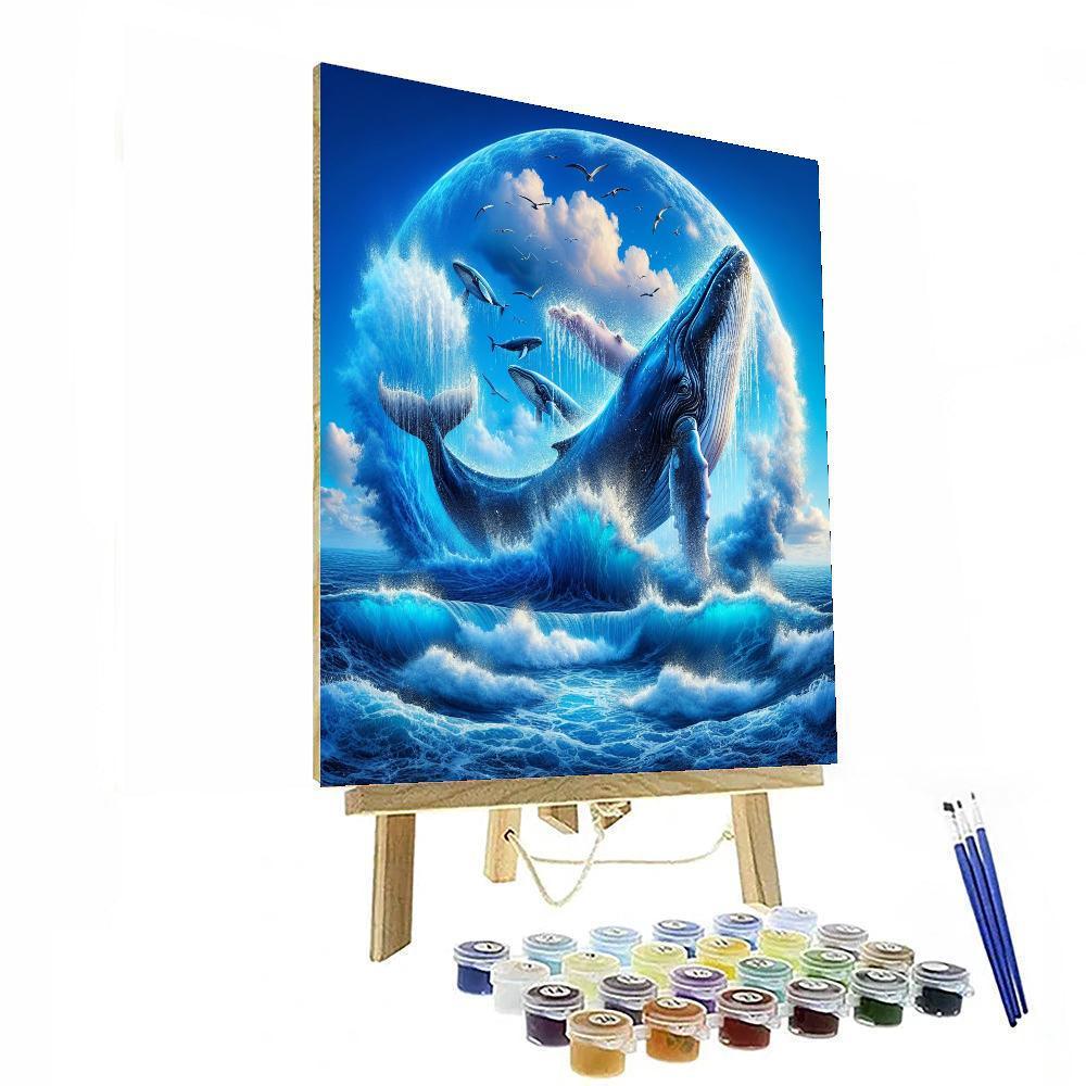 Whale Watching Wonder Painting By Numbers Kit