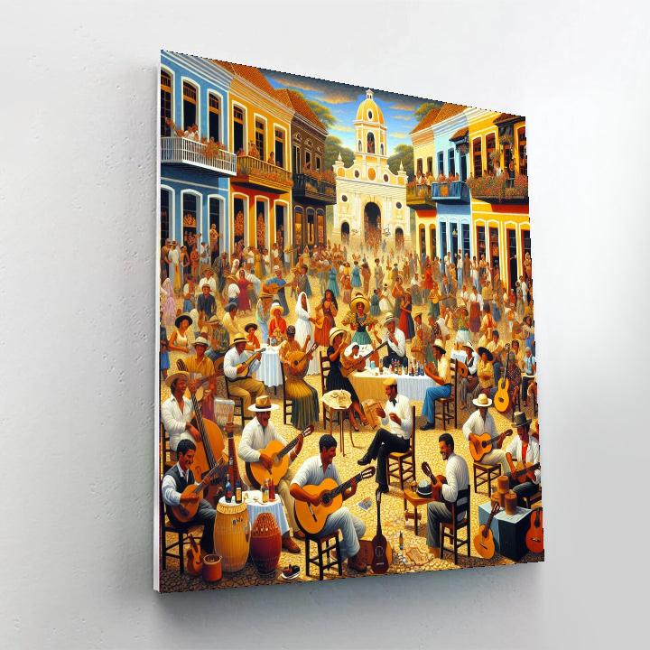 Festival De La Trova Longina - Cuba Paint By Numbers Kits