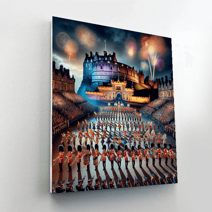 The Royal Edinburgh Military Tattoo - Scotland Numbered Painting Kits