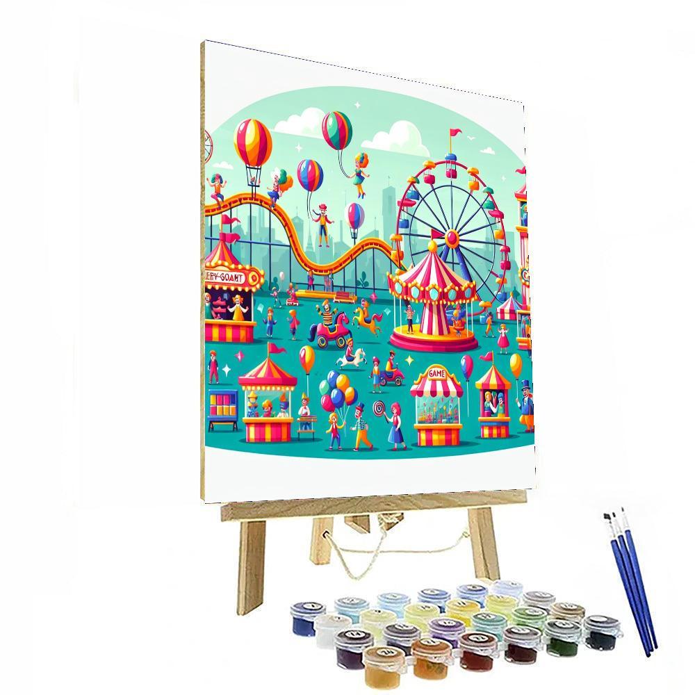 Happy Carnival Fun Numbered Painting Kits