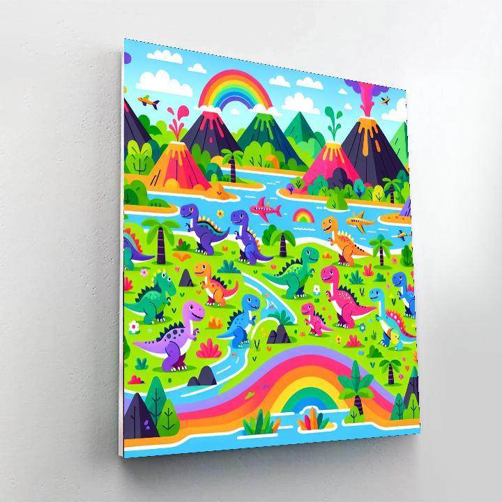 Dino Adventure Club Paint By Numbers Kits