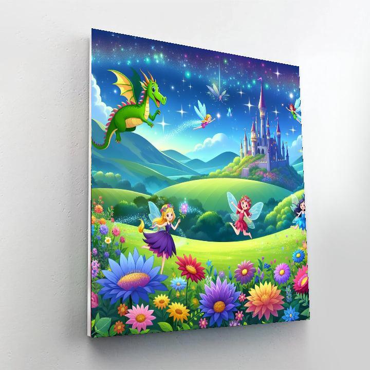 Journey Through Magical Lands Painting By Numbers Kit