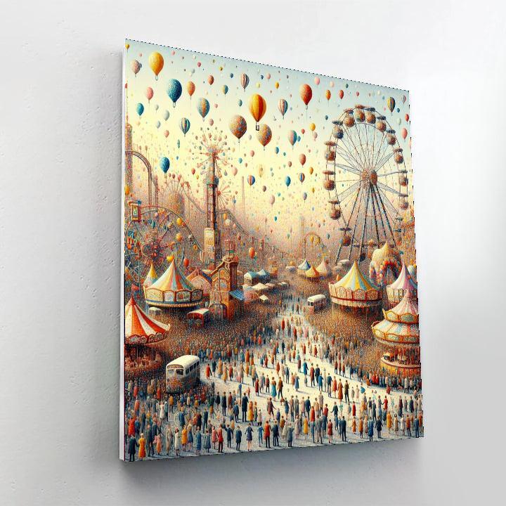 Nostalgic Childhood Fair Paint By Numbers