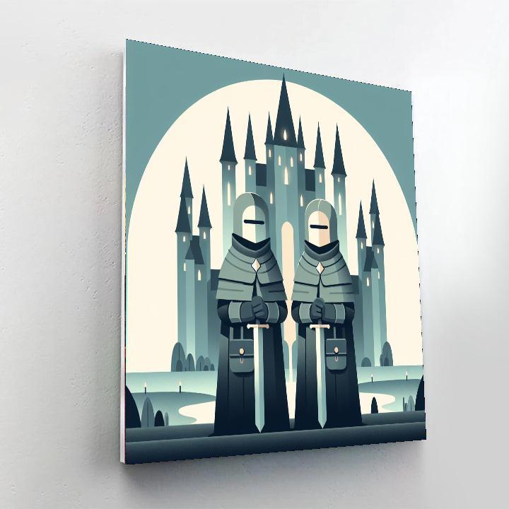 Enchanted Castle Guardians Numbered Painting Kits