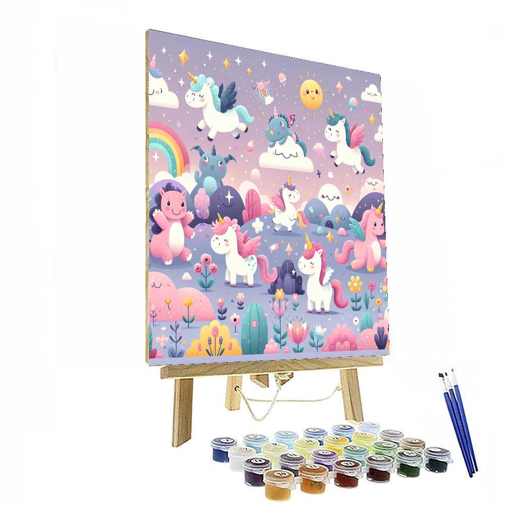 Magical Creatures Unleashed Numbered Painting Kits