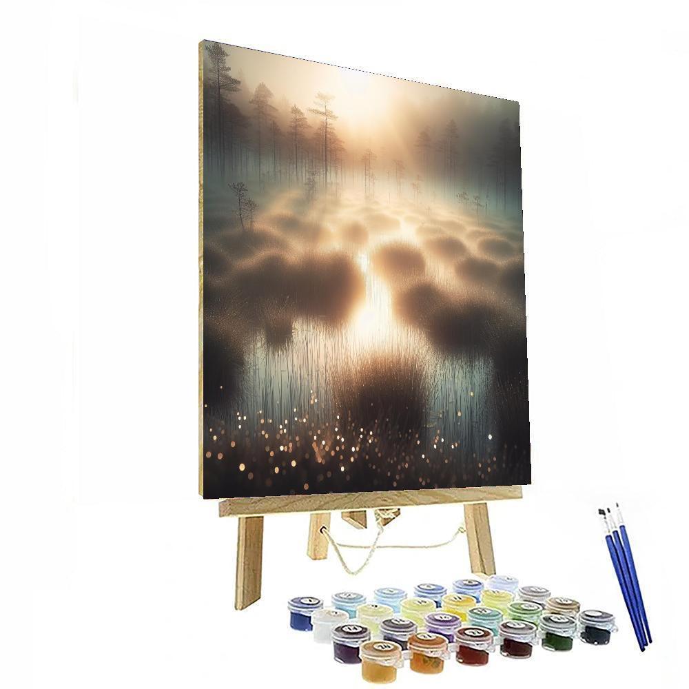 Dreamy Marsh Mornings Painting Number Kit