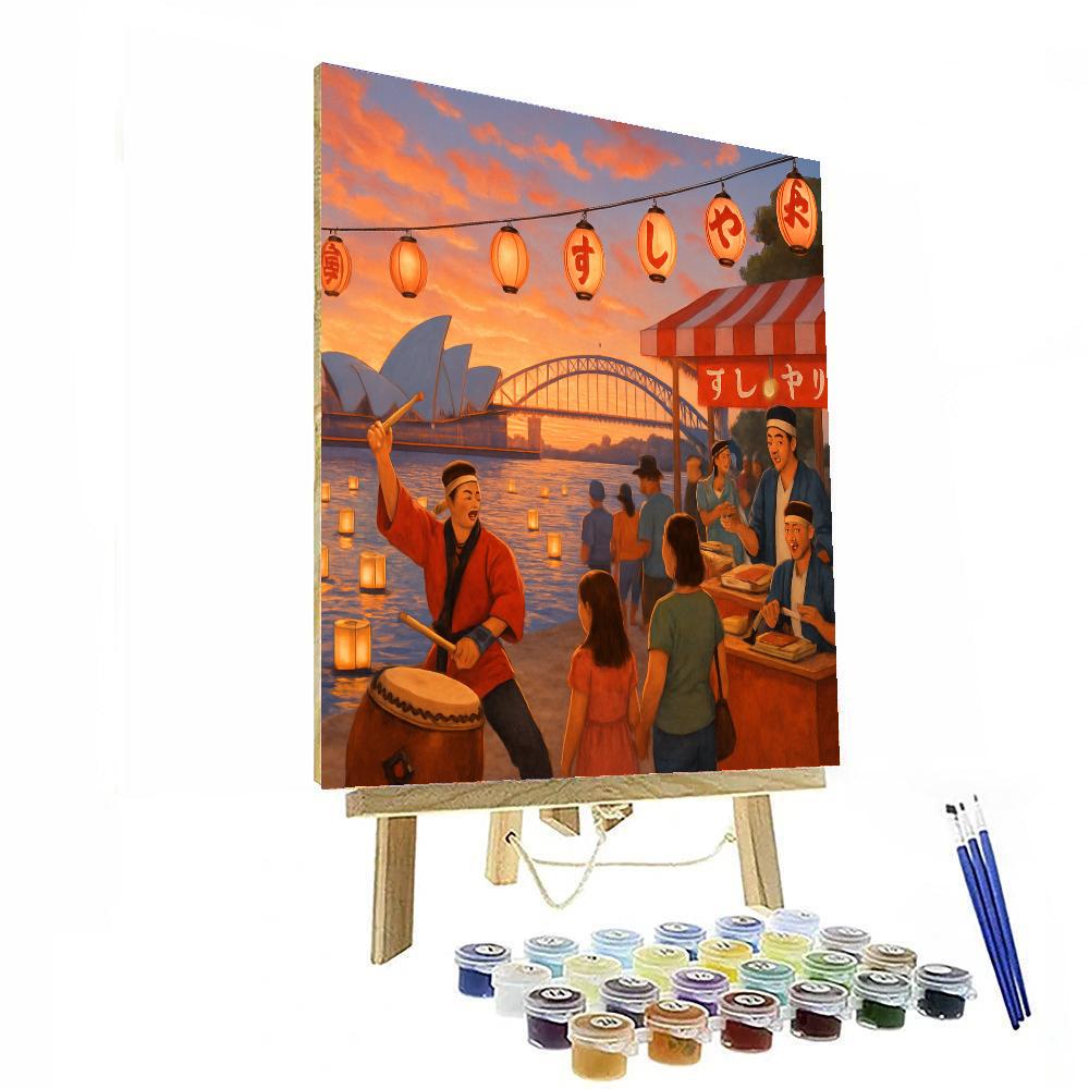 Matsuri At Sea - Sydney DIY Paint By Numbers