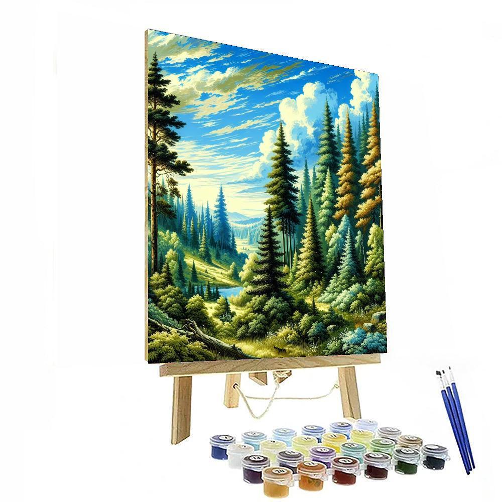 Northern Forest Symphony Paint By Numbers