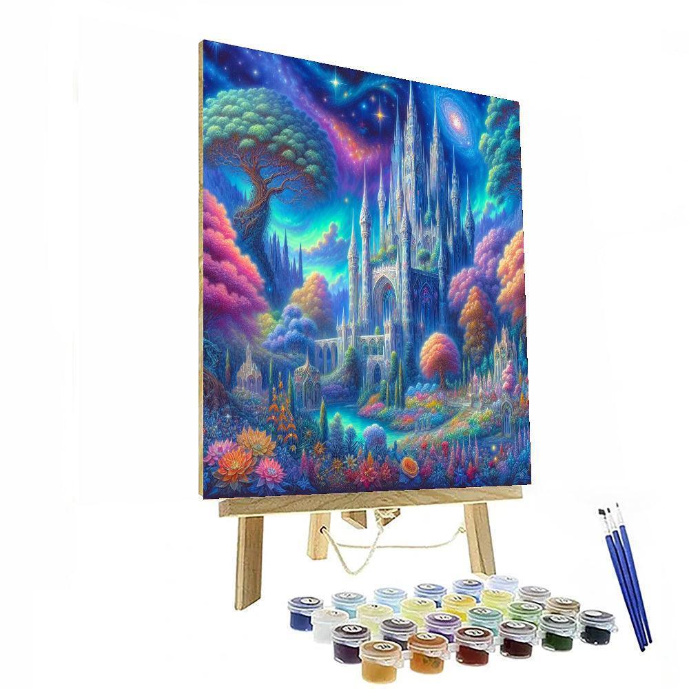Enchanted Castle Escape Painting By Numbers Kit