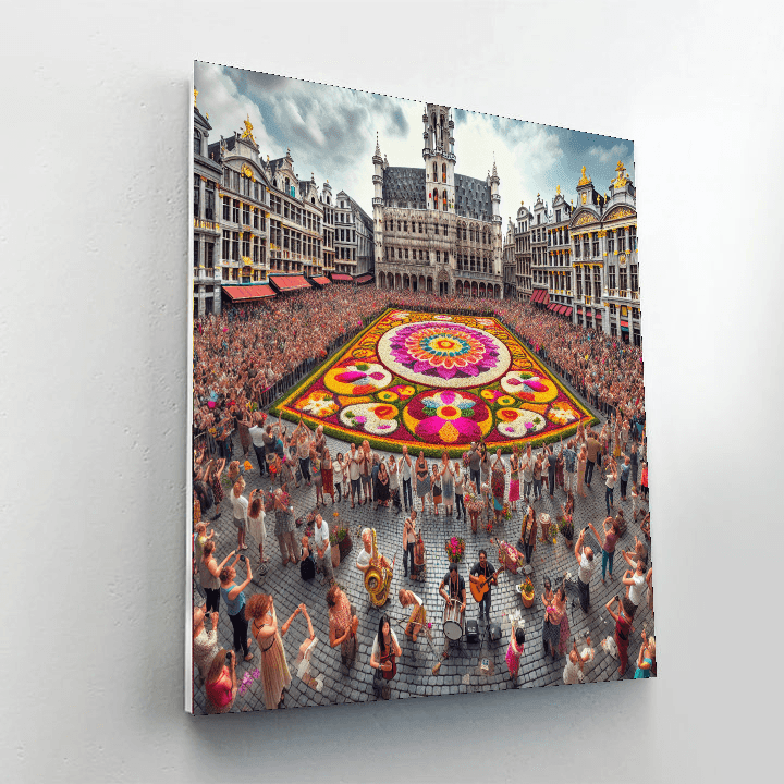 Flower Carpet Festival - Belgium Paint By Numbers Art