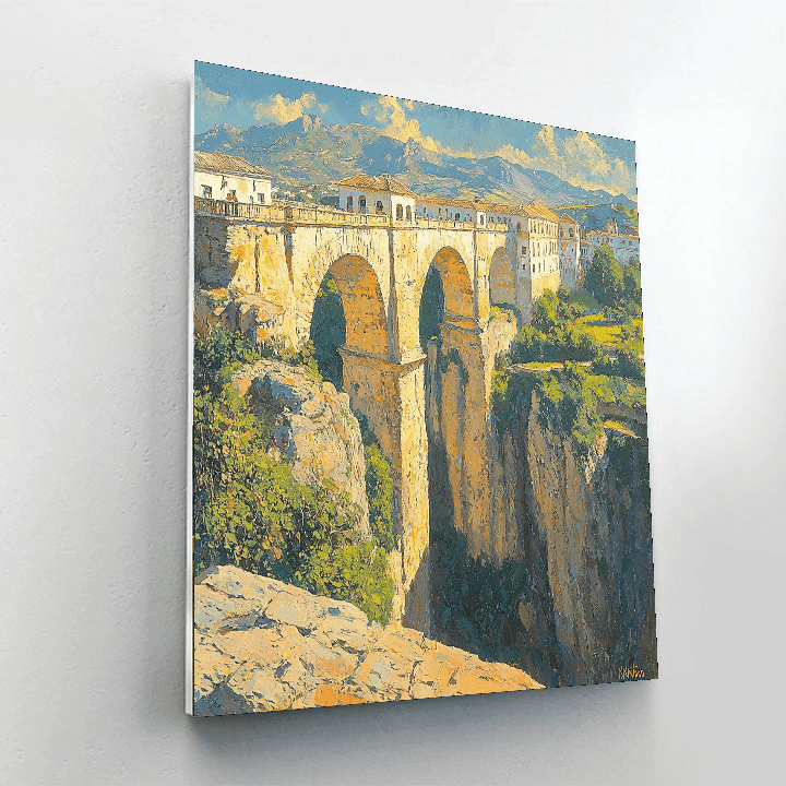 Ronda Bridge - Spain Numbered Painting Kits