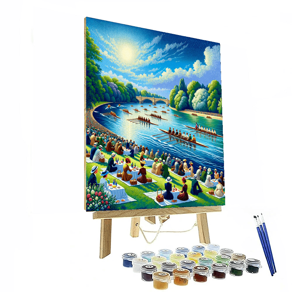 Henley Royal Regatta - Henley-on-thames, Uk Number Painting