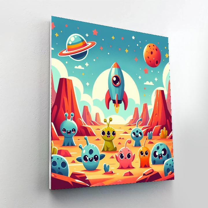 Exploring Mars Paint By Numbers Kits