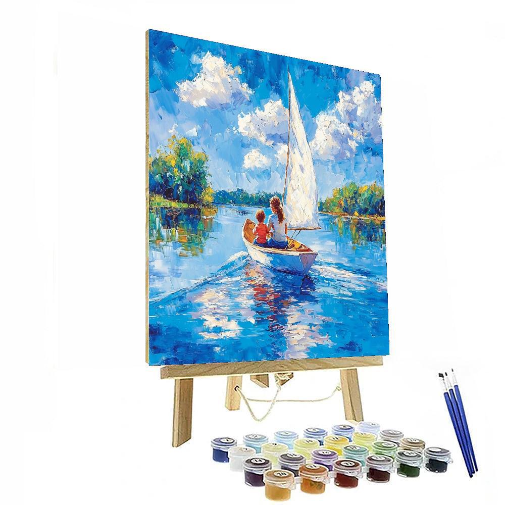 Sailing Through Life Together Painting Number Kit