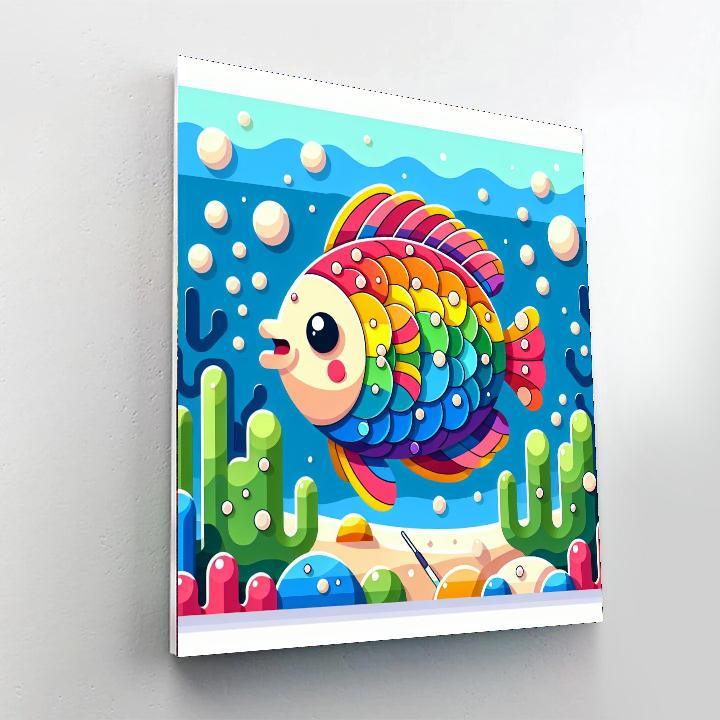 Rainbow Fish Adventure Paint By Numbers Kits