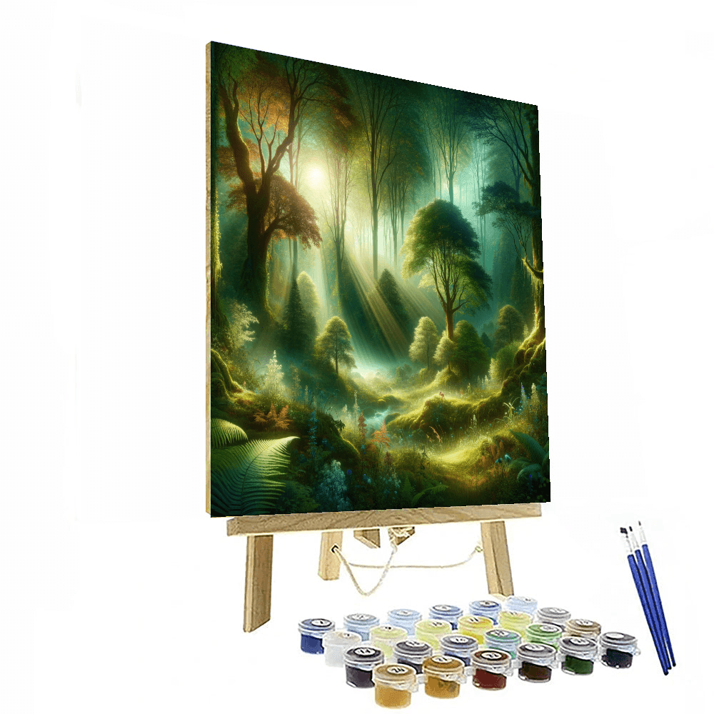 Magical Forest Wander Painting By Numbers Kit