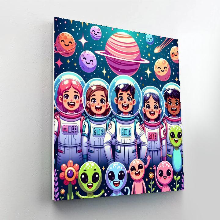 Exciting Space Quest Paint By Number