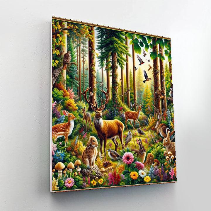 Adventurous Forest Expedition Numbered Painting Kits