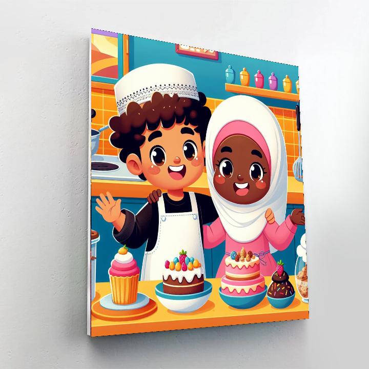 Baking Day DIY Paint By Numbers