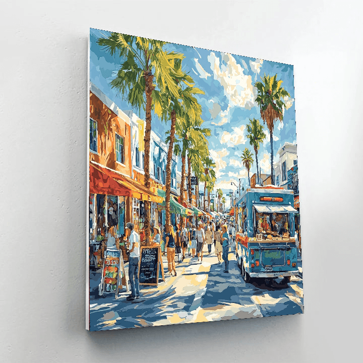 Abbot Kinney Boulevard Numbered Painting Kits