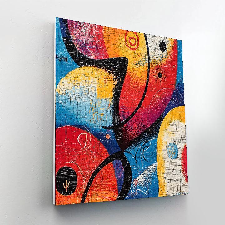 Joan Miró Inspired Mystic Elements  Paint By Numbers Art