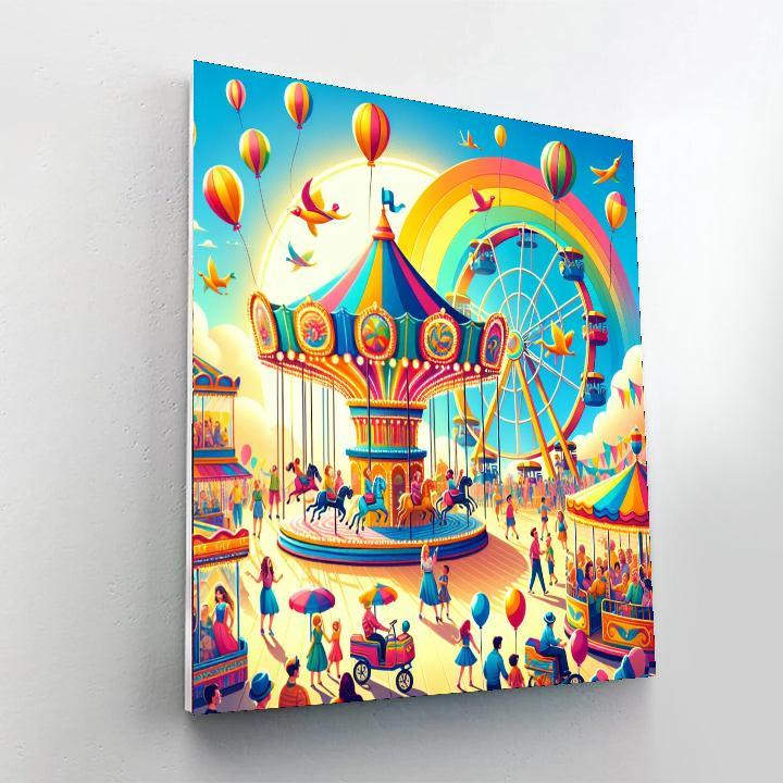 Festive Carnival Delight Numbered Painting Kits