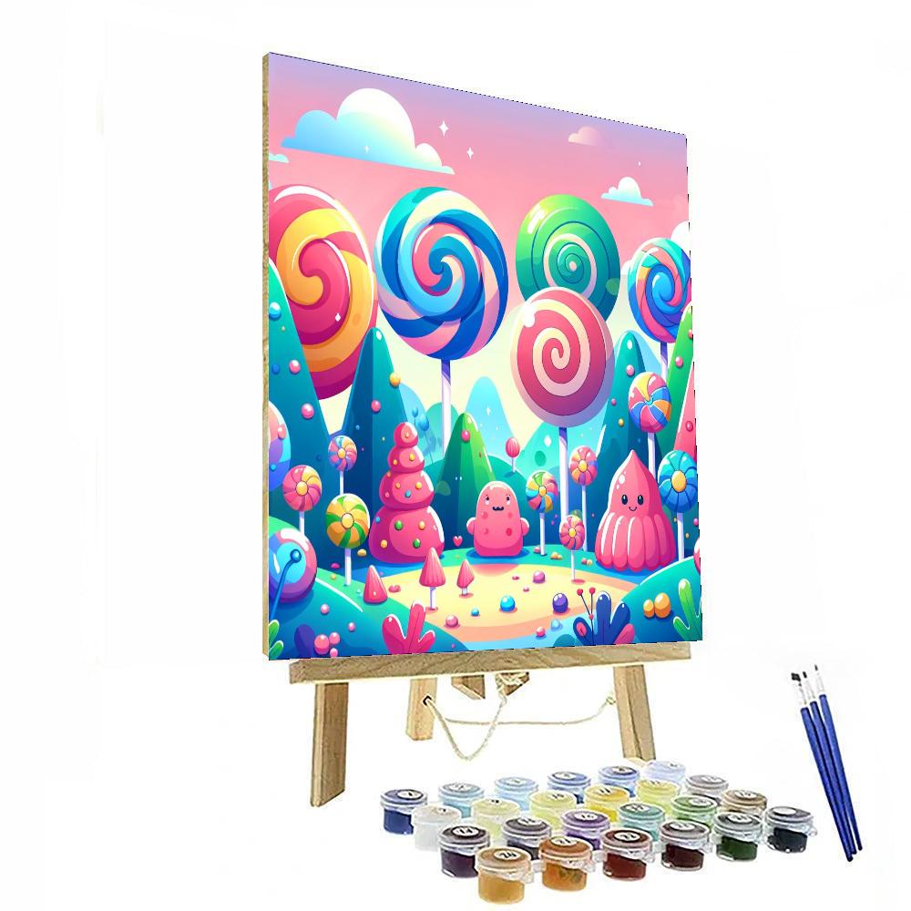 Sweet Candyland Adventures Paint By Numbers Kits