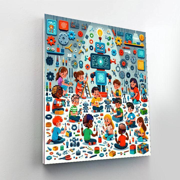 Robotics Pioneer Program Painting Number Kit