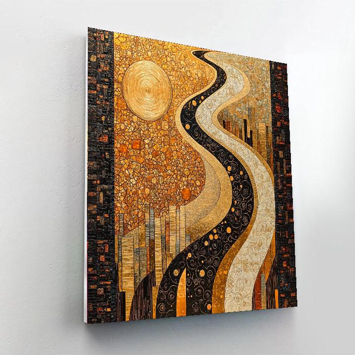 Gustav Klimt Inspired The Essence Of Time  Paint By Numbers Kits