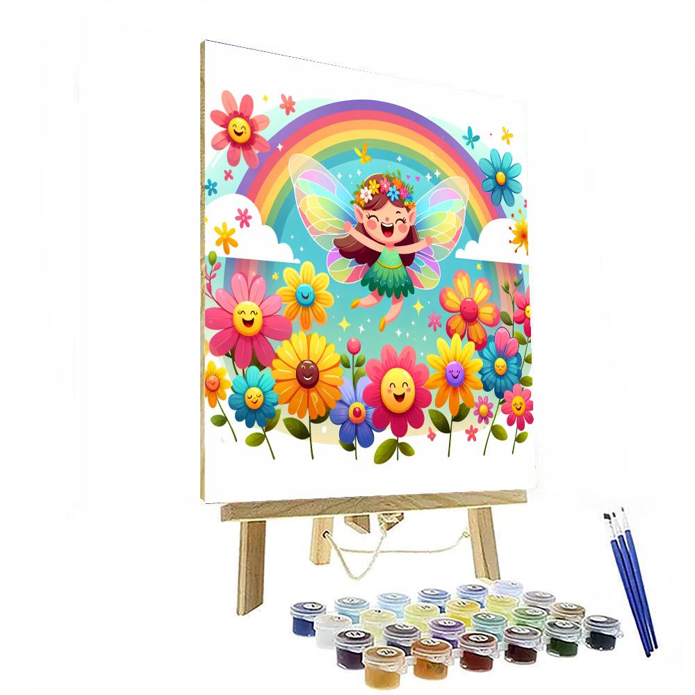 Rainbow Fairy's Flower Fete Paint By Numbers Kits