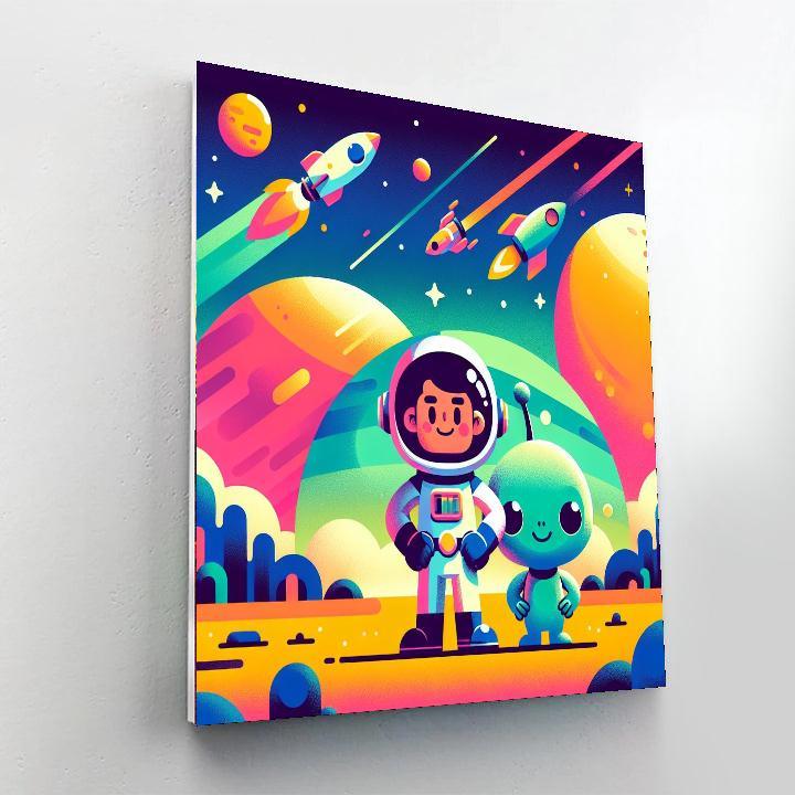Galaxy Guardians Adventure DIY Paint By Numbers