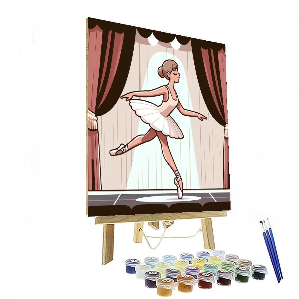 Ballerina's Dream Performance Paint By Number