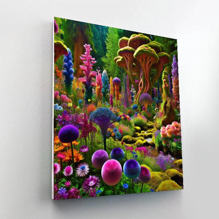 Wildflower Fantasy Garden Painting By Numbers Kit