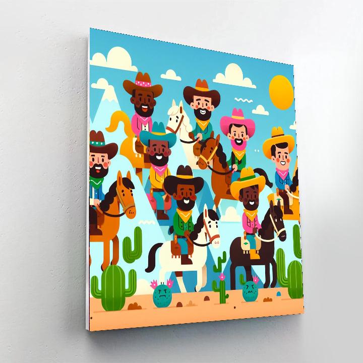 Creative Wild West Numbered Painting Kits