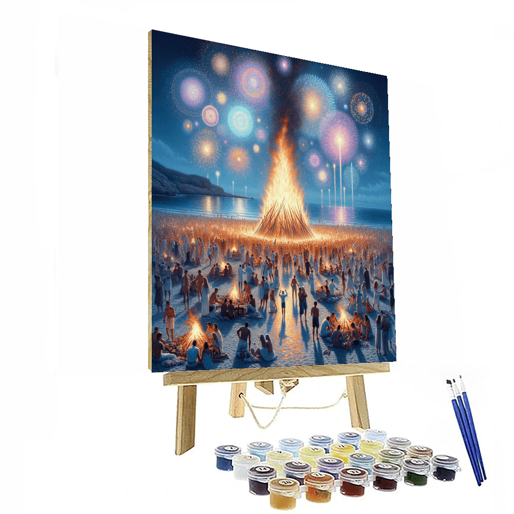 Festival Of Sant Joan - Spain Paint By Numbers Art