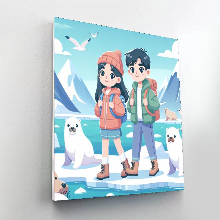 Frozen Arctic Quest Numbered Painting Kits