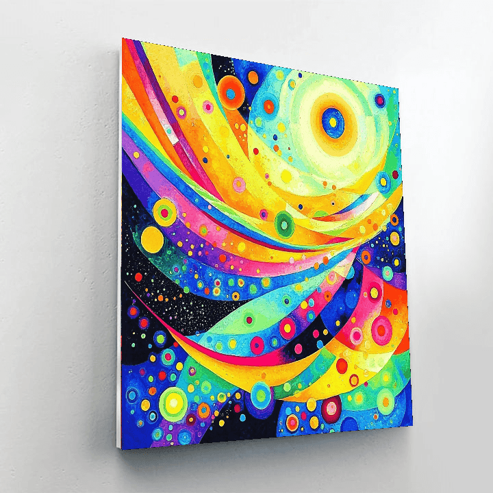 Wassily Kandinsky Inspired Infinite Horizons  Paint By Numbers Kits