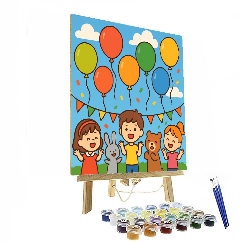 Bouncing Balloon Festival Paint By Numbers Kits